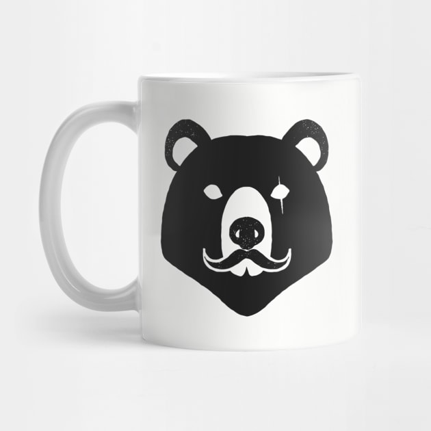 The Bear Head With Mustache by RF_Side